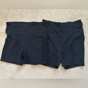 Fabletics Black Athletic Shorts